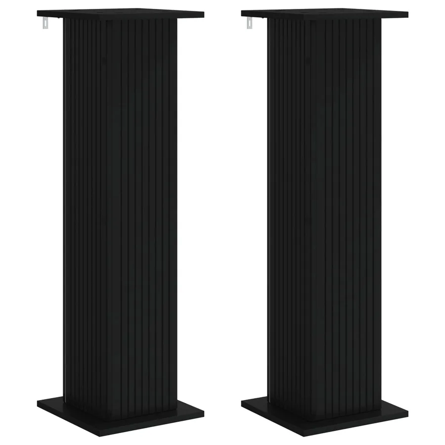 Support de Plante 2 pcs Noir 30,5 x 30 x 100,5 cm - 2