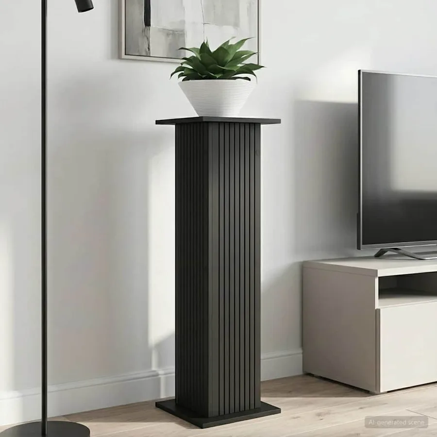 Support de Plante 2 pcs Noir 30,5 x 30 x 100,5 cm - 4