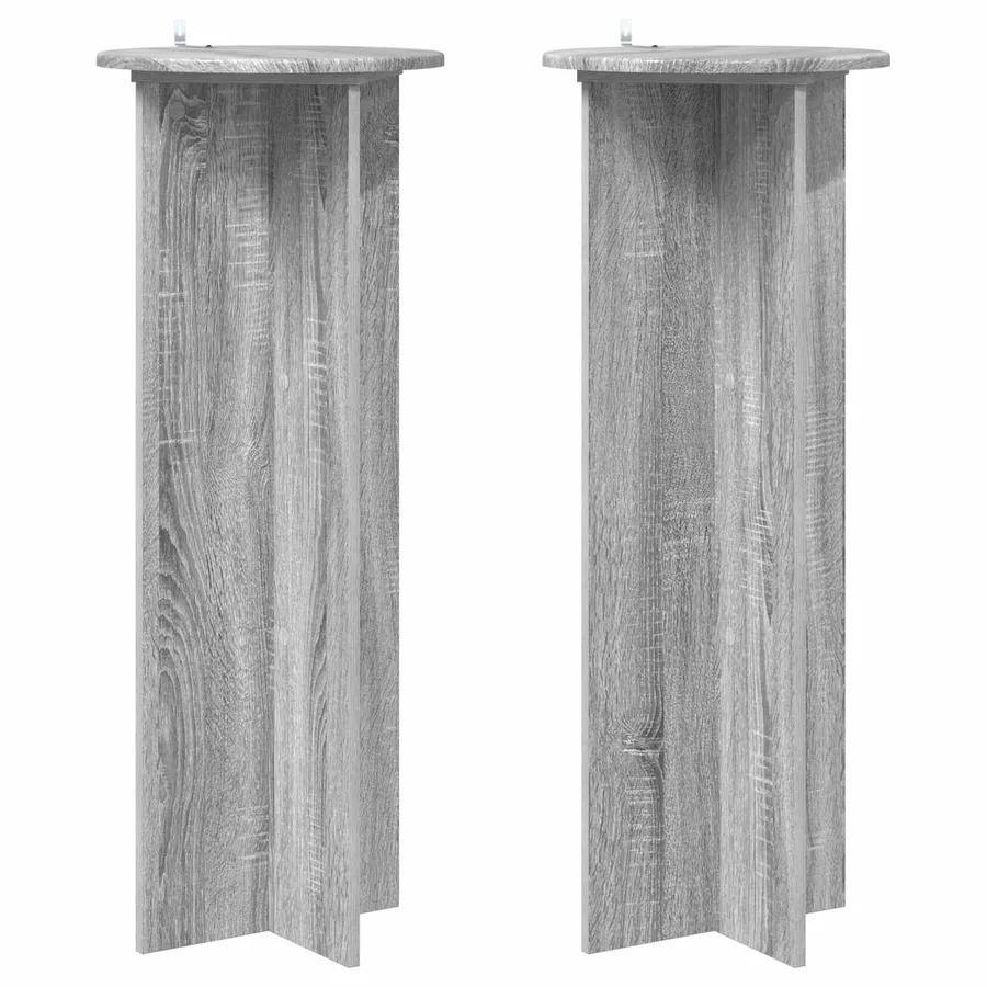 Support de Plante 2 pcs Sonoma gris Ø40 x 100 cm - 2