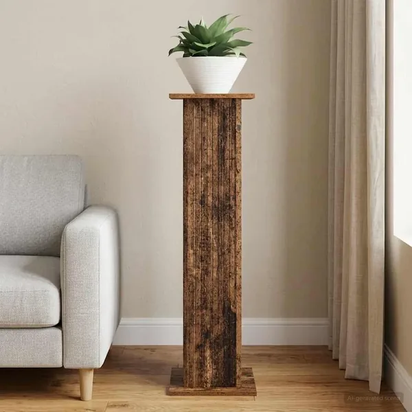 Support de Plante Bois ancien 30,5 x 30 x 100,5 cm