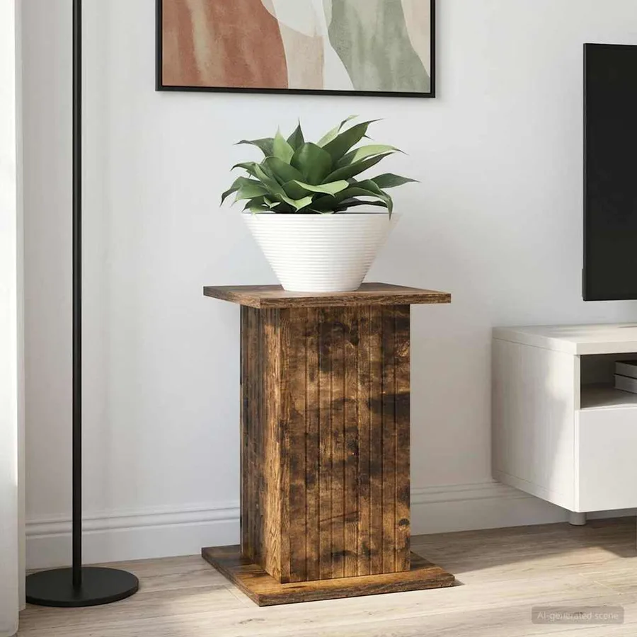 Support de Plante Chêne fumé 30,5 x 30 x 43 cm - 4