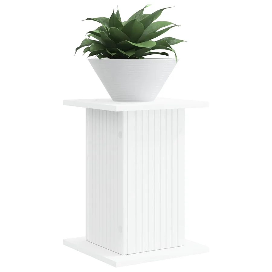 Support de Plante Blanc 30,5 x 30 x 43 cm Bois d'ingénierie - 3