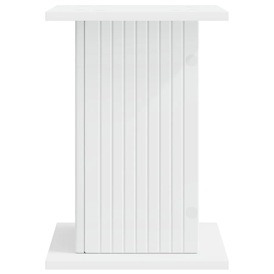 Support de Plante Blanc 30,5 x 30 x 43 cm Bois d'ingénierie - 6