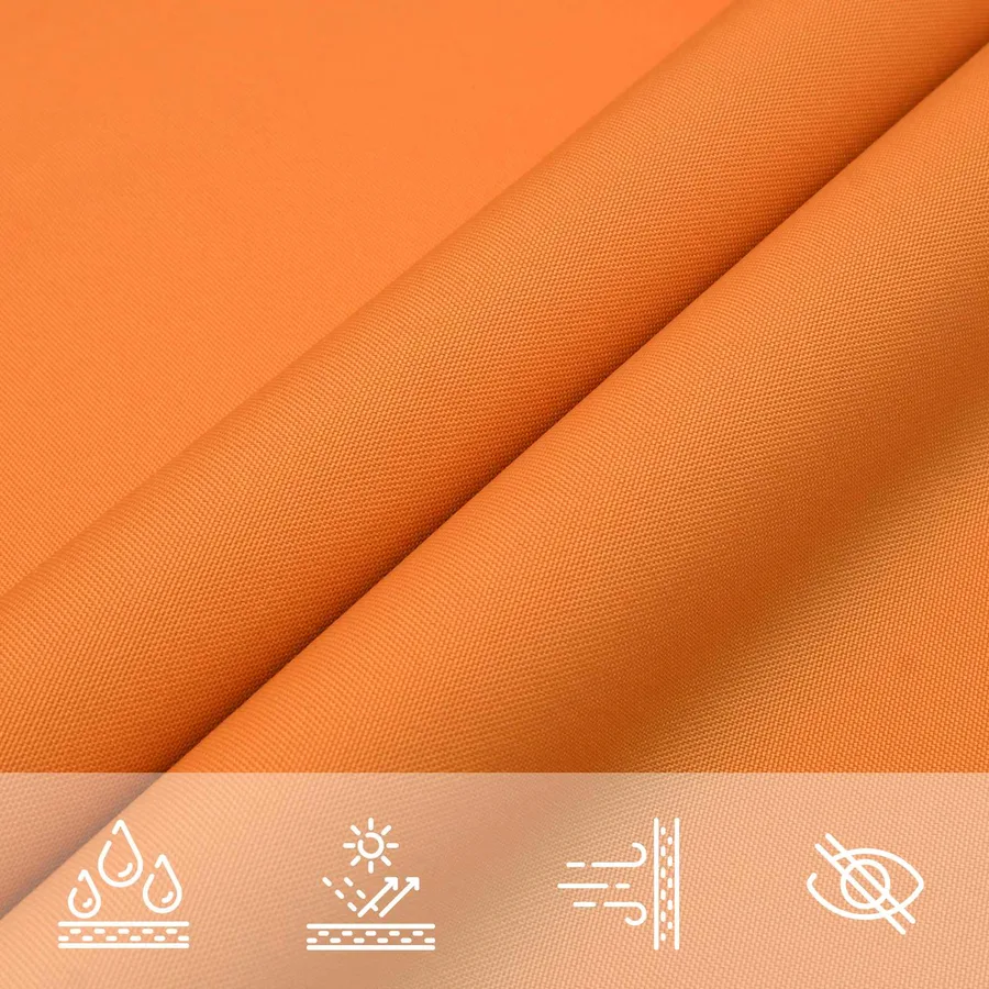 Voile d'ombre Orange 6 x 2 m 100 % polyester Oxford - 6