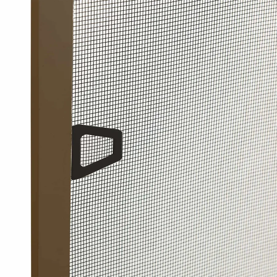 Écran anti-insectes pour fenêtres Marron 120 x 140 cm - 5