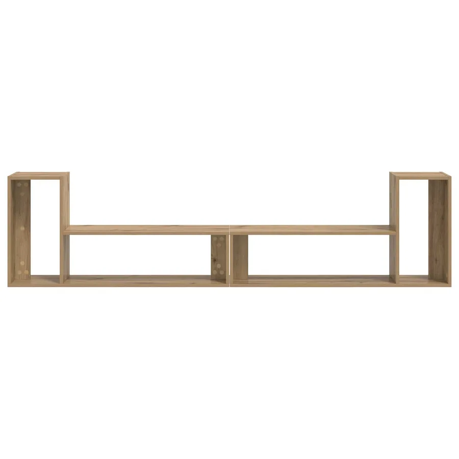 Meuble TV 100 x 30 x 50 cm Chêne artisanal Bois d'ingénierie - 6