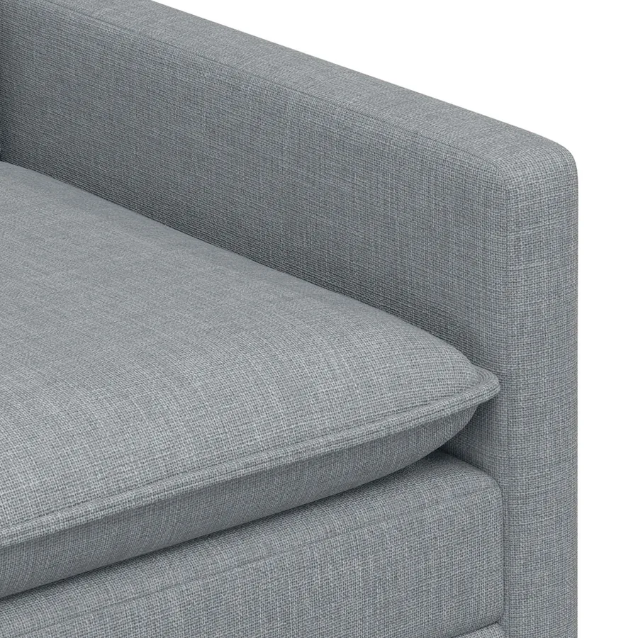 Canapé Gris clair 156 x 81 x 87,5 cm Tissu - 6