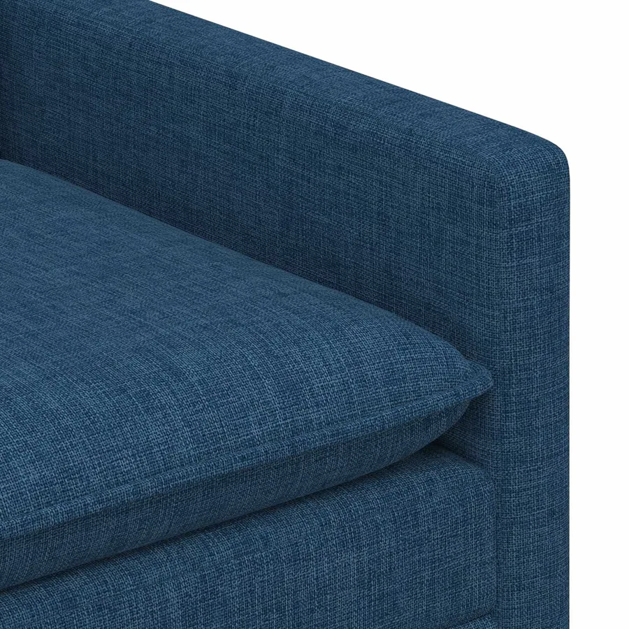 Canapé Bleu 76 x 81 x 87,5 cm Tissu - 6