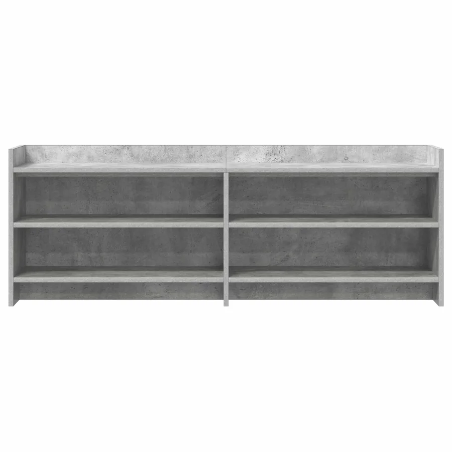 Meuble TV 135 x 33 x 47 cm Gris béton Bois d'ingénierie - 4