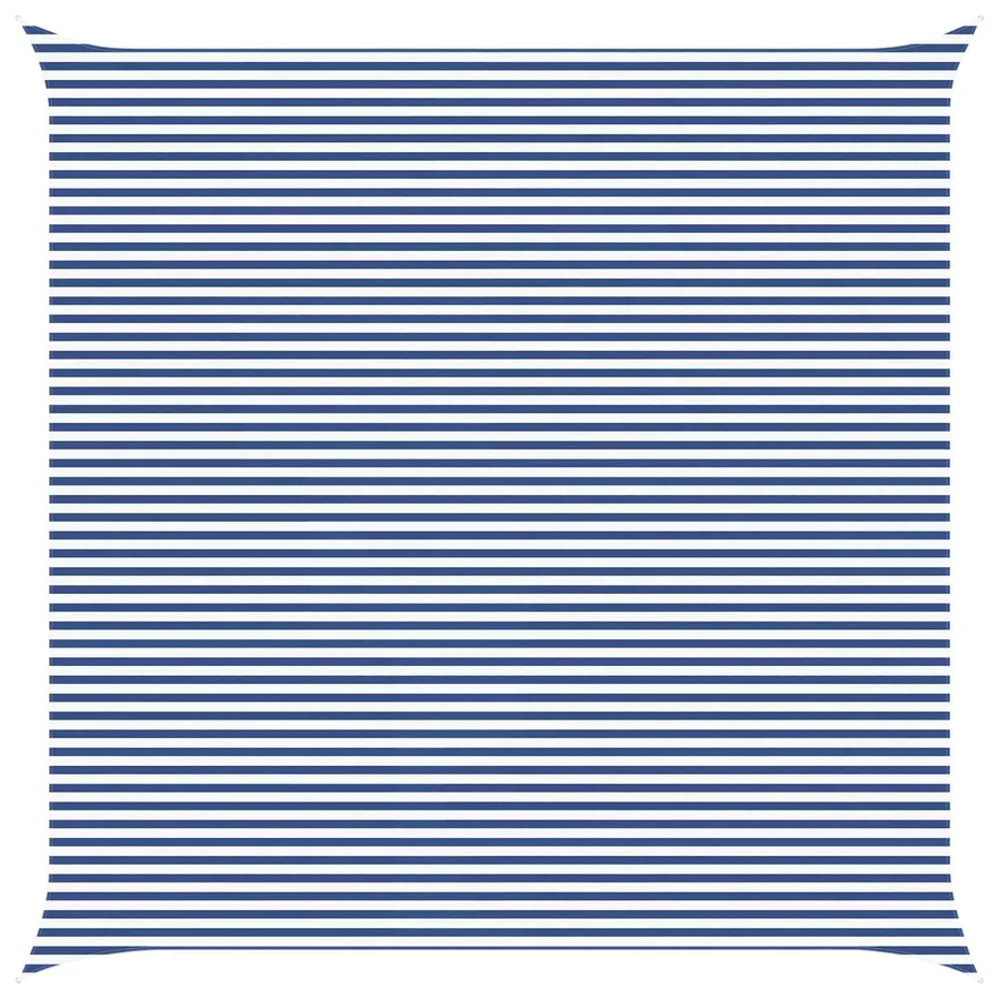 Voile d'ombre Bleu et Blanc 7 x 7 m 100 % polyester Oxford - 2