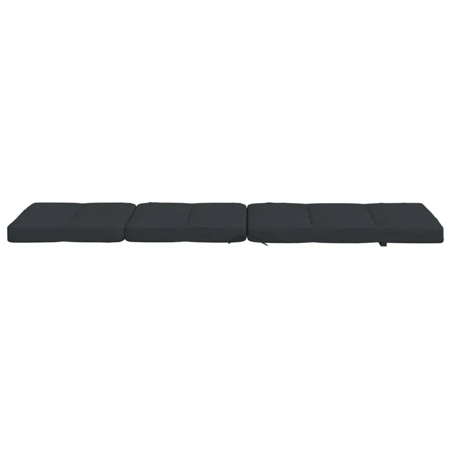 Coussins de chaise longue lot de 2 noir tissu oxford - 8