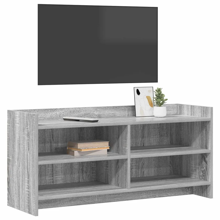 Meuble TV 100 x 33 x 47 cm Sonoma gris Bois d'ingénierie - 3
