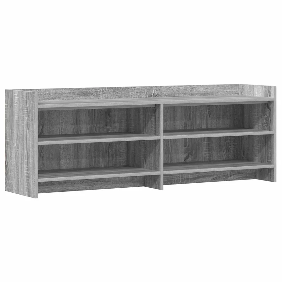 Meuble TV 135 x 33 x 47 cm Sonoma gris Bois d'ingénierie - 2