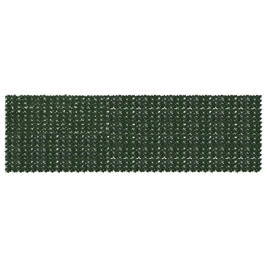 Écran de balcon avec feuilles Vert foncé 500 x 150 cm