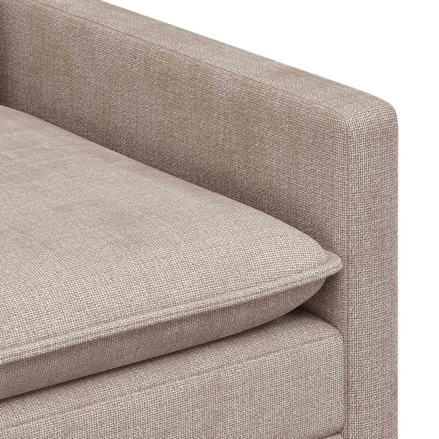Canapé Beige 76 x 81 x 87,5 cm Polyester - 6