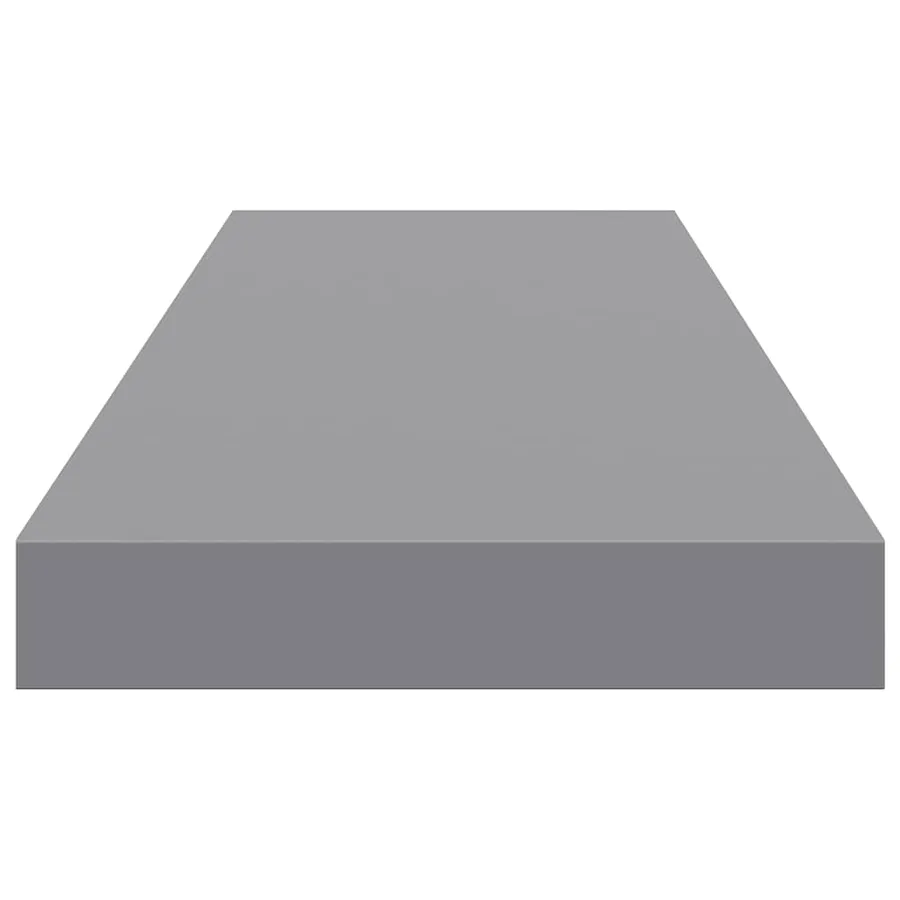 Étagères murales flottantes 4 pcs gris 80x23,5x3,8 cm MDF - 8