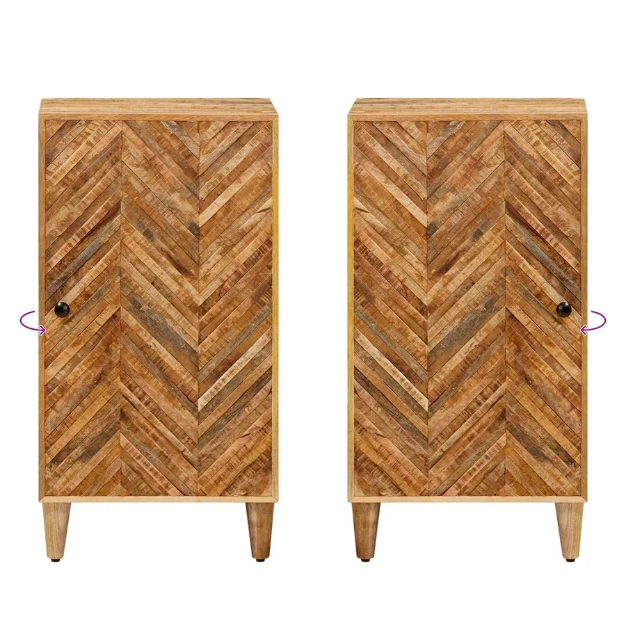 Armoires de rangement avec stockage Marron 40 x 33,5 x 75 cm - 10