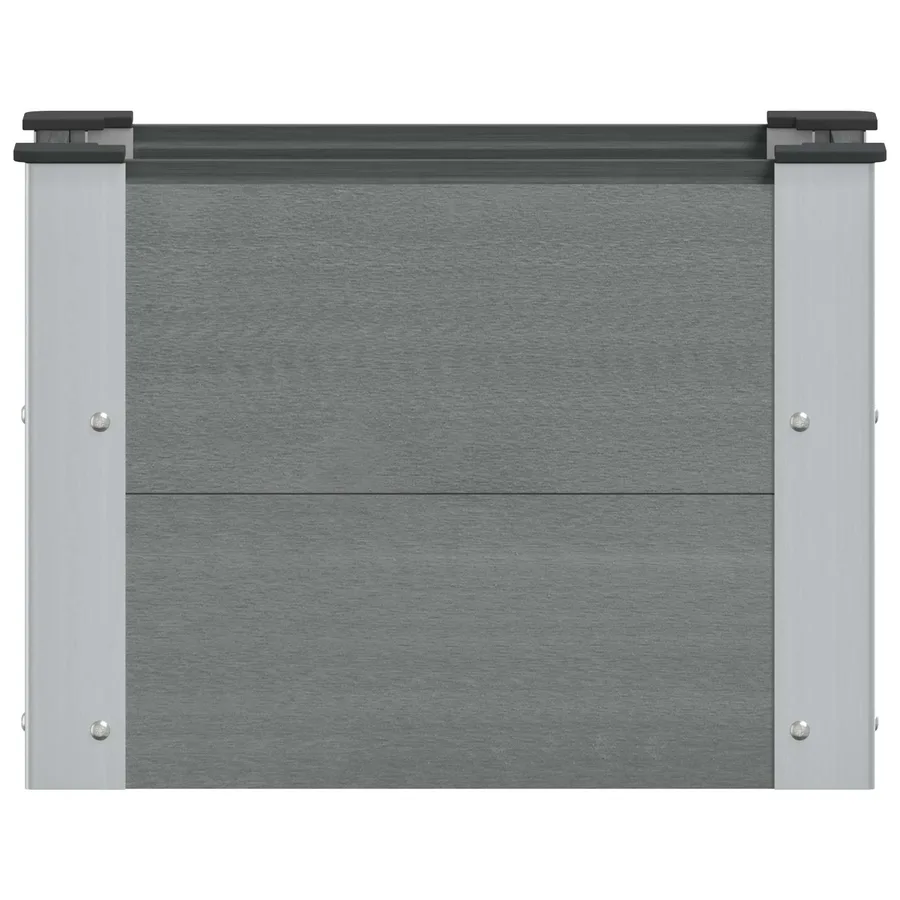 Jardinière surélevée Gris 50 x 30 x 36 cm - 3