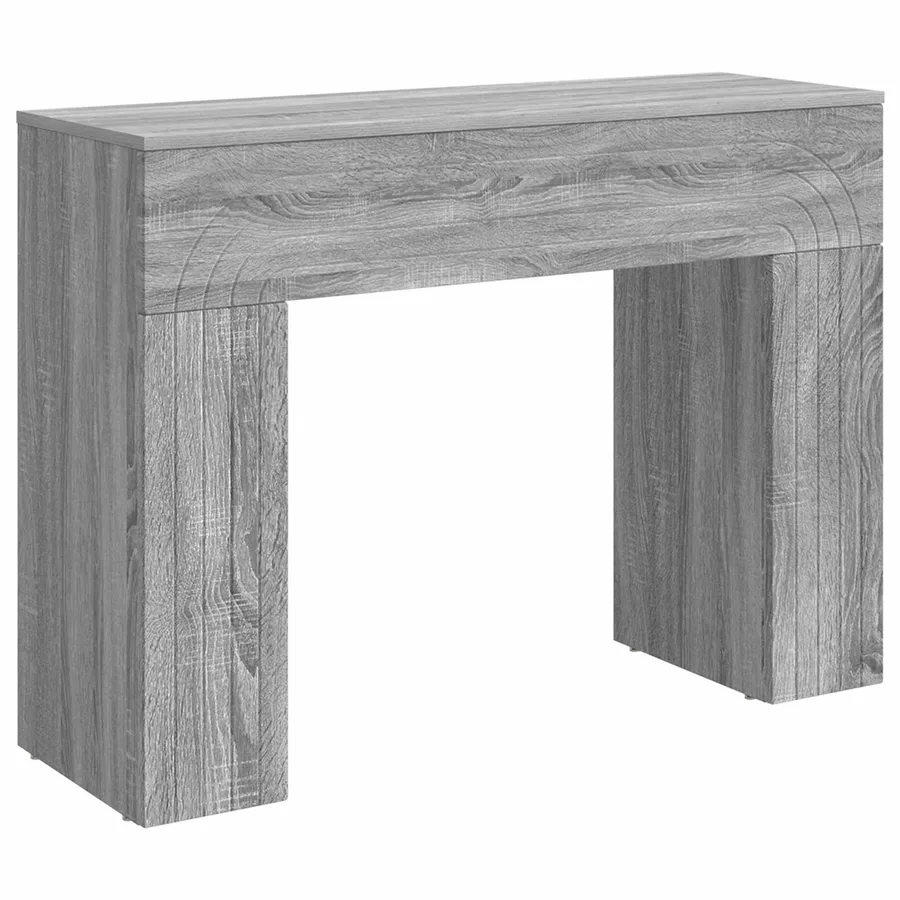 Table basse Sonoma gris 102 x 35 x 75 cm Bois d'ingénierie - 2