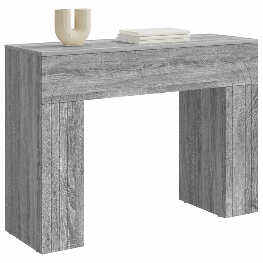 Table basse Sonoma gris 102 x 35 x 75 cm Bois d'ingénierie - 3