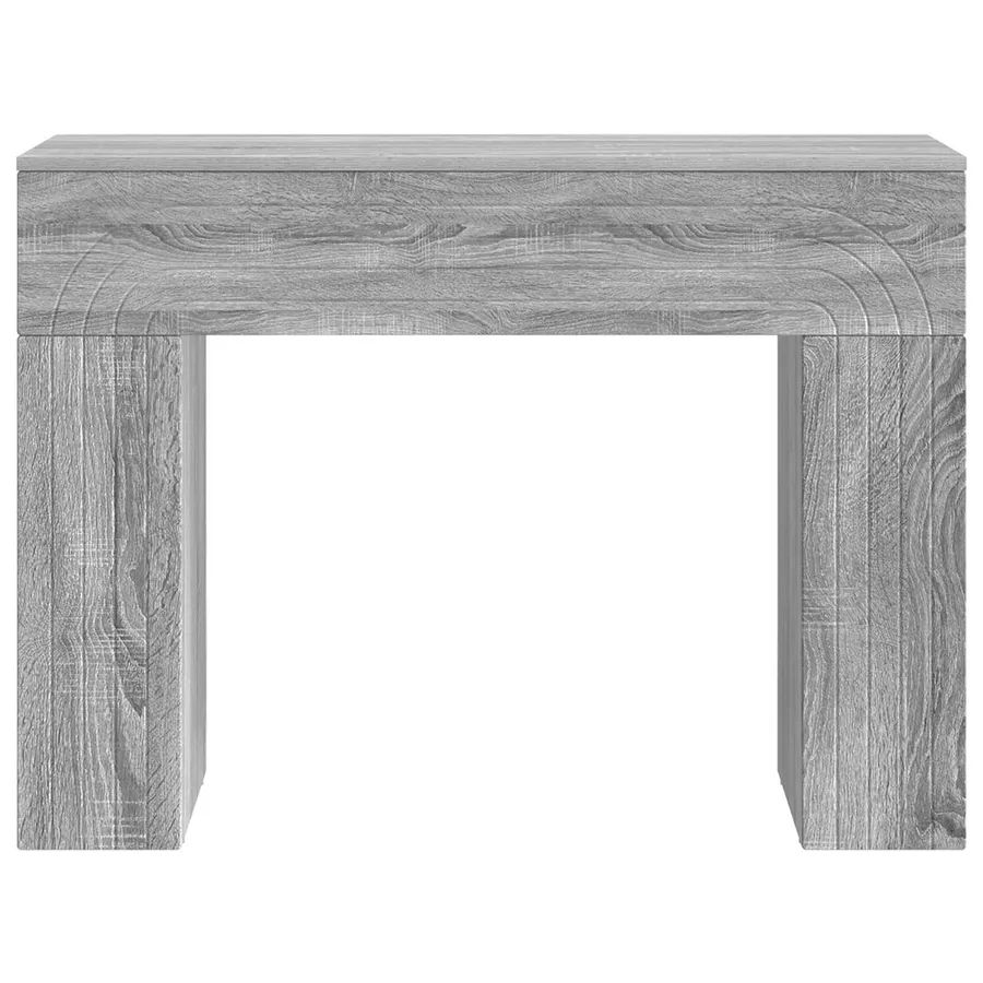 Table basse Sonoma gris 102 x 35 x 75 cm Bois d'ingénierie - 5
