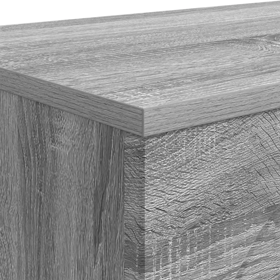 Table basse Sonoma gris 102 x 35 x 75 cm Bois d'ingénierie - 8