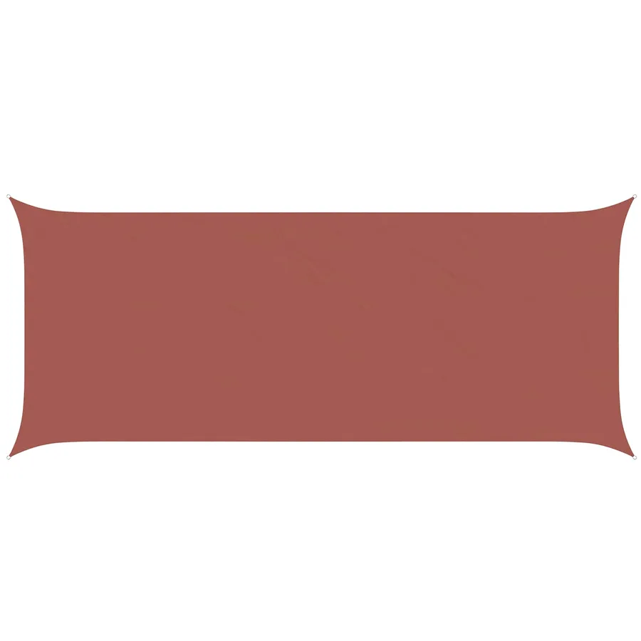 Voile d'ombre Terre cuite 6 x 2,5 m 100 % polyester Oxford - 2