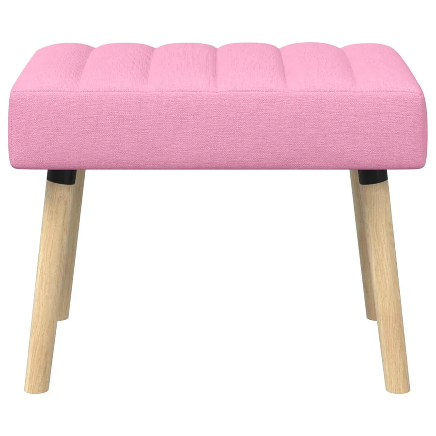 Banc capitonné canal Rose 60 x 40 x 45 cm Tissu - 5