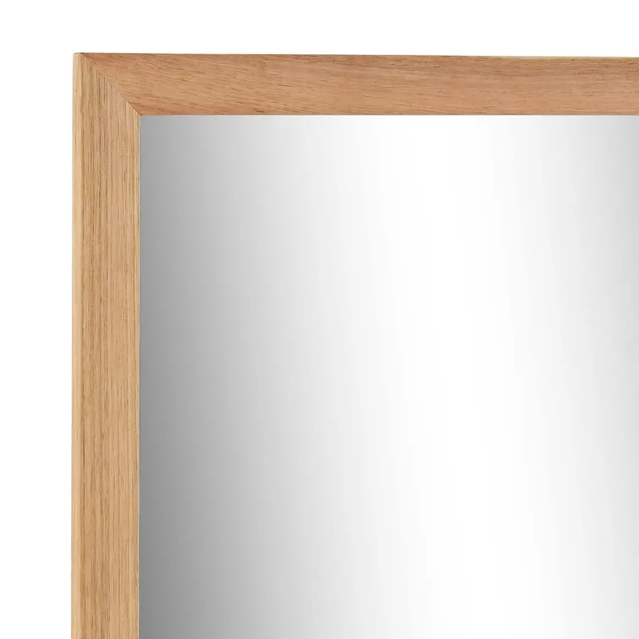 Armoire pour lavabo avec miroir Bois de noyer massif - 11