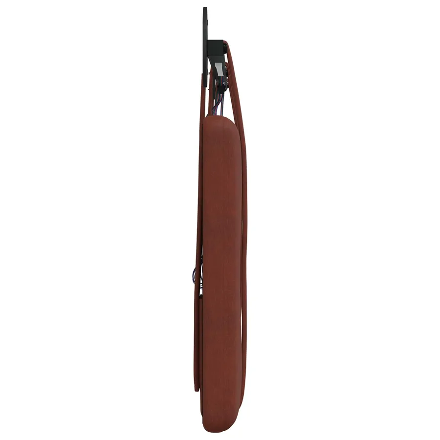 Tête de lit suspendue Avec lumière LED Brun Brillant PU antique - 7