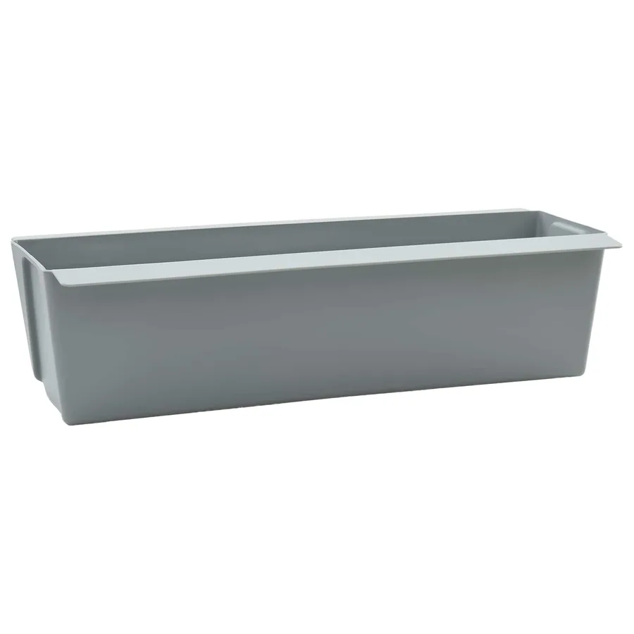 Caisses à fleurs pour palettes Euro 24 pcs Gris clair - 2