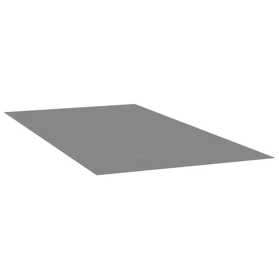 Bâche de piscine gris clair 640x321 cm géotextile polyester - 2
