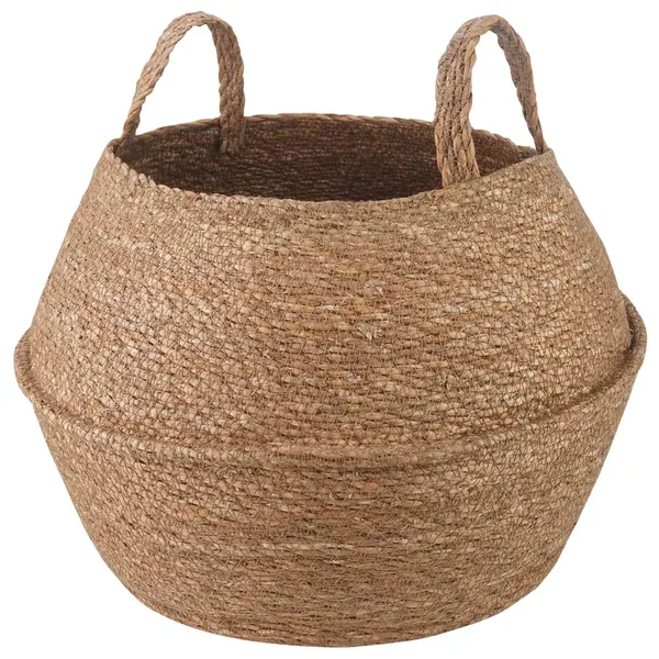 Pot de plante avec poignées Naturel Ø 45 x 36 cm