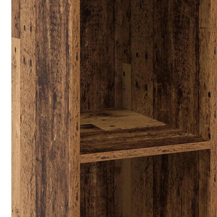 Haut Armoire Bois ancien 30 x 41 x 124 cm Bois d'ingénierie - 5