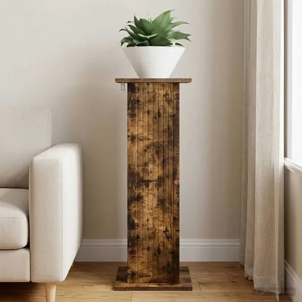 Support de Plante Chêne fumé 30,5 x 30 x 80,5 cm