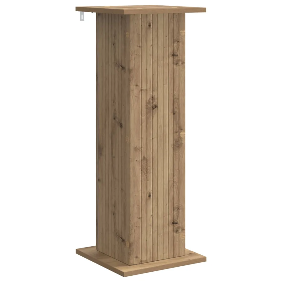 Support de Plante 2 pc Chêne artisanal 30,5 x 30 x 80,5 cm - 5
