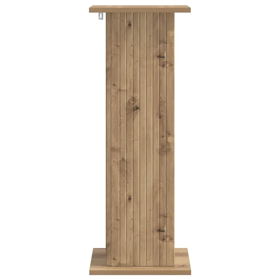 Support de Plante 2 pc Chêne artisanal 30,5 x 30 x 80,5 cm - 6