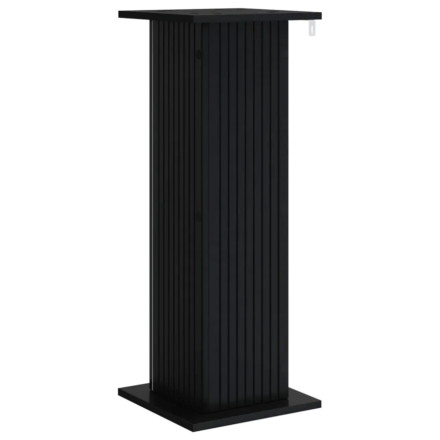 Support de Plante Noir 30,5 x 30 x 80,5 cm Bois d'ingénierie - 7