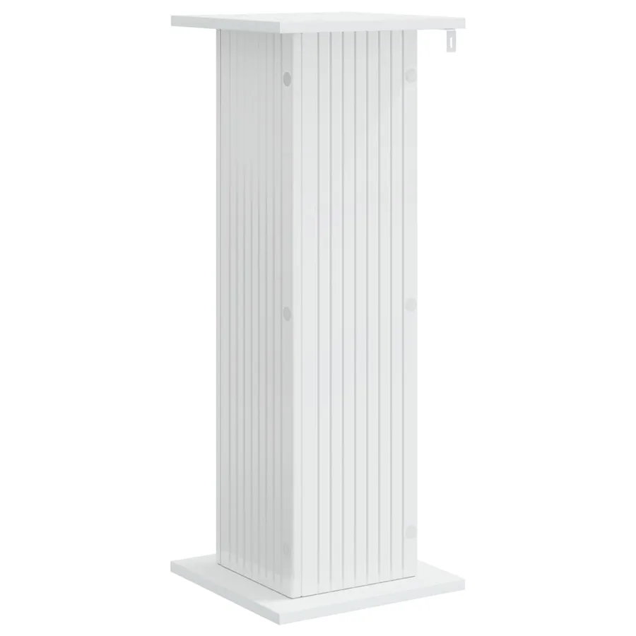 Support de Plante Blanc brillant 30,5 x 30 x 80,5 cm - 7