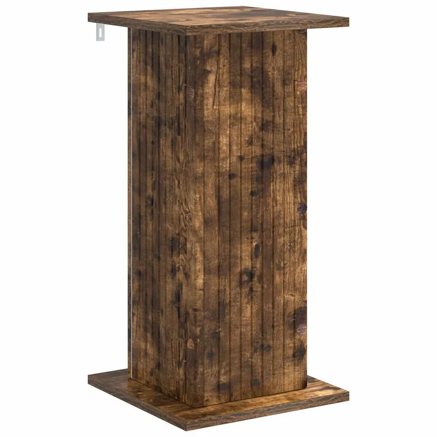 Support de Plante 2 pcs Chêne fumé 30,5 x 30 x 60,5 cm - 5