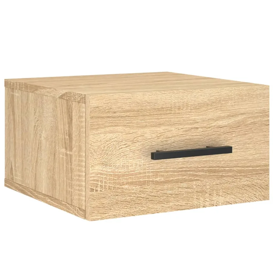 Tables de chevet murales 2 pcs chêne sonoma 35x35x20 cm - 3