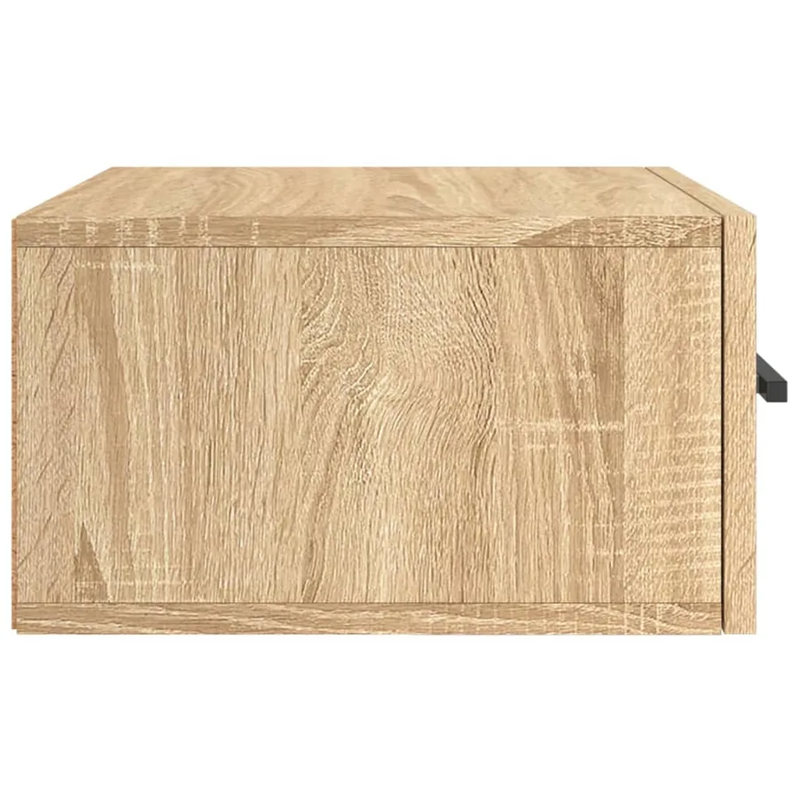 Tables de chevet murales 2 pcs chêne sonoma 35x35x20 cm - 7