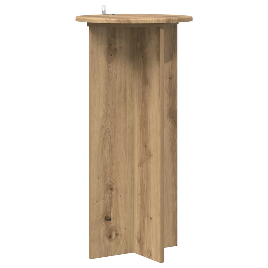 Support de Plante 2 pc Chêne artisanal 40 x 40 x 80 cm - 5