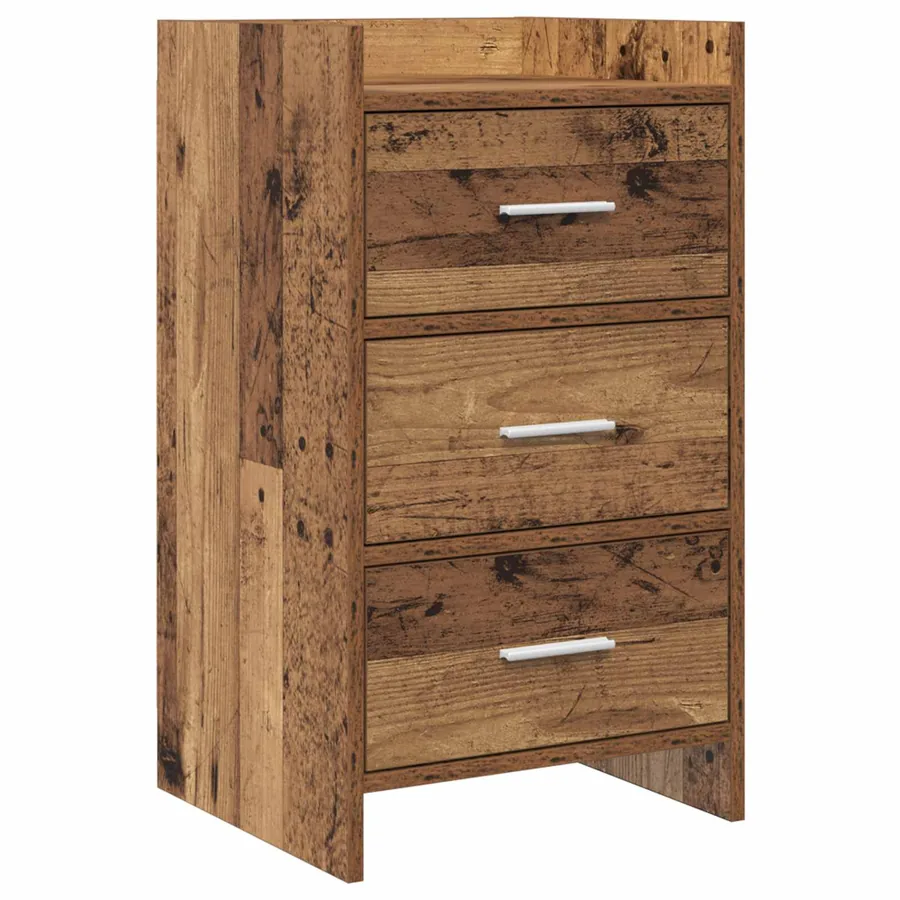 Tables de chevet Bois ancien 40 x 36 x 70 cm Bois d'ingénierie