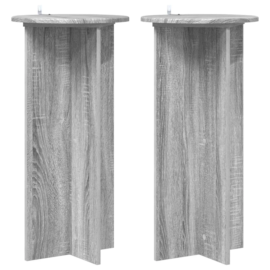 Support de Plante 2 pcs Sonoma gris 40 x 40 x 80 cm - 2