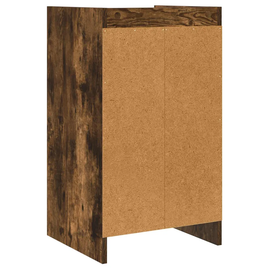 Tables de chevet Chêne fumé 40 x 36 x 70 cm Bois d'ingénierie - 6