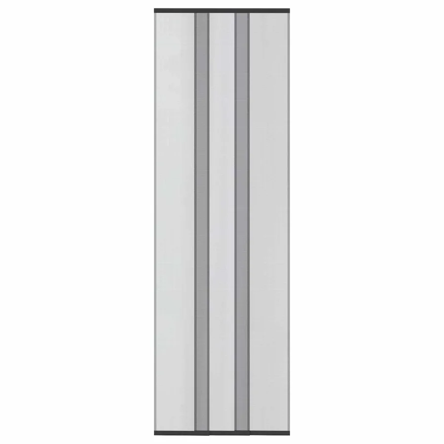Écran de porte insectes avec rideau en maille Noir 70 x 220 cm - 3