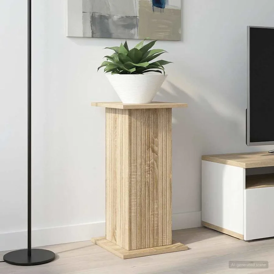 Support de Plante 2 pcs Chêne Sonoma 30,5 x 30 x 60,5 cm - 4
