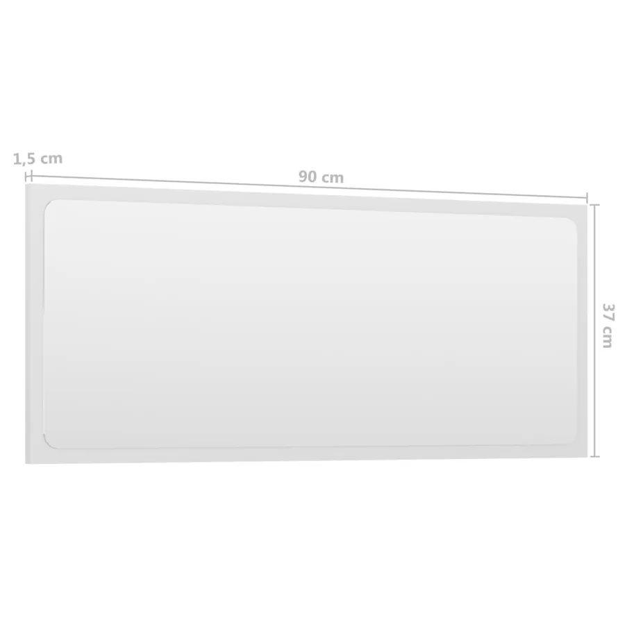 Ensemble de meubles de salle de bain Blanc Aggloméré - 19