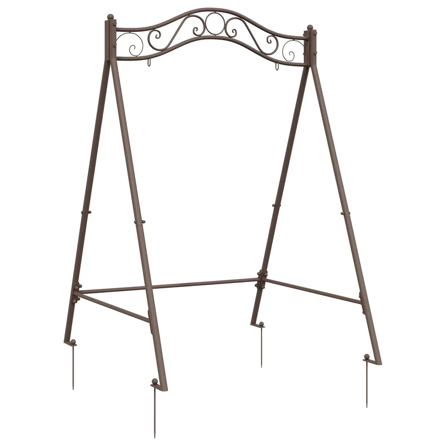 Cadre de balançoire Marron ancien 113 x 121,5 x 168 cm Acier - 2